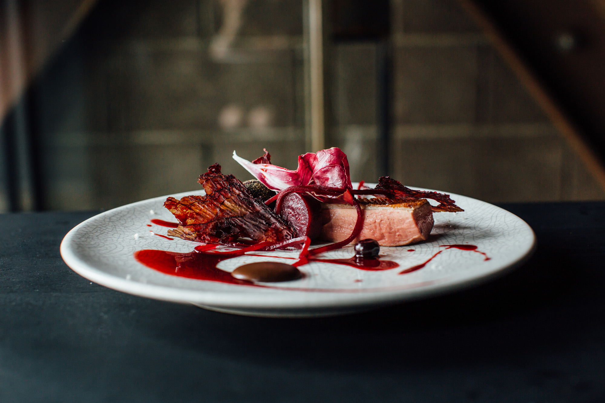 duck breast, morcilla, cocoa, beetroot, cabbage, miso (2)