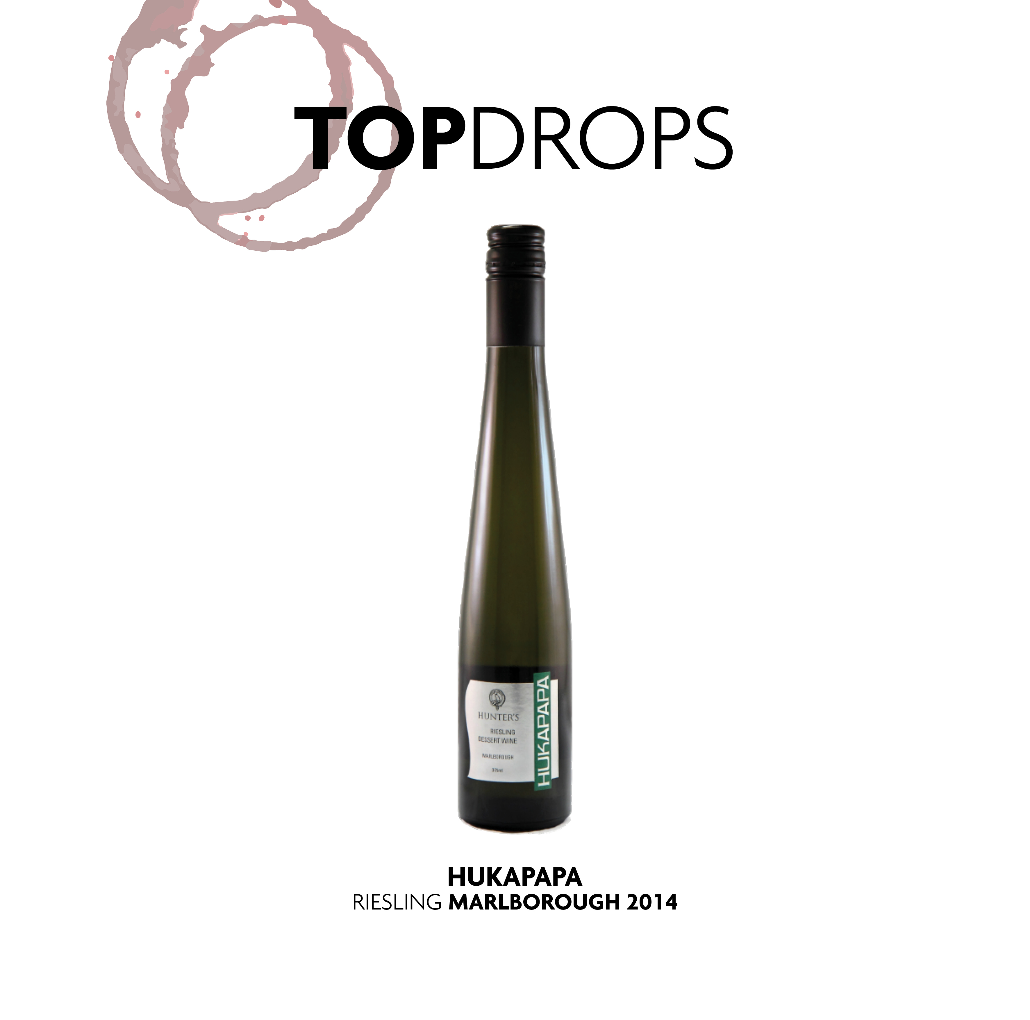 Bottle shot of Hukapapa Dessert Riesling 2014