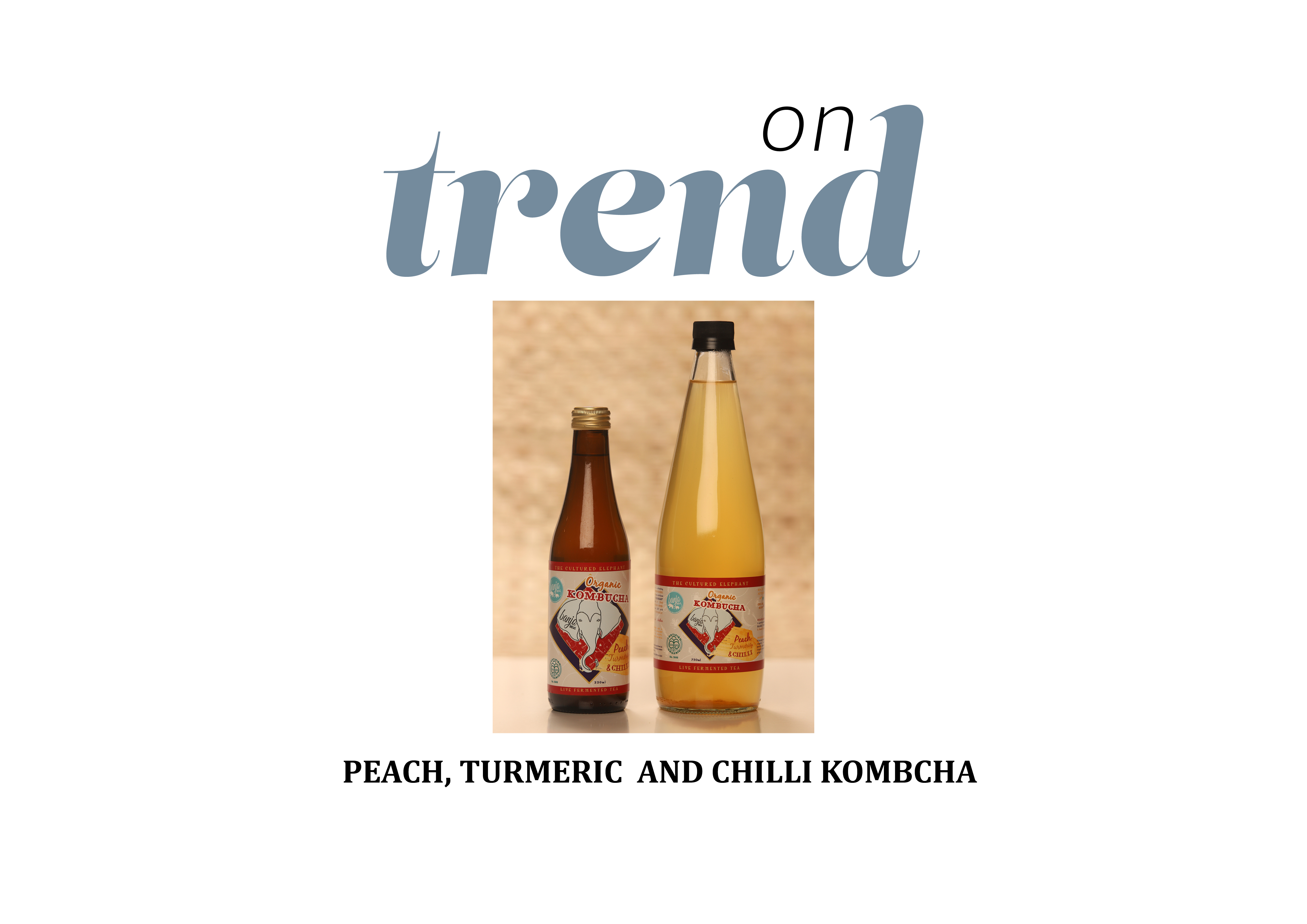 Banjo Brews Peach, Turmeric and Chilli kombucha