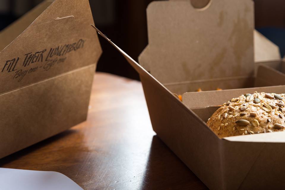 Two boxes containing Fill Their Lunchbox meals