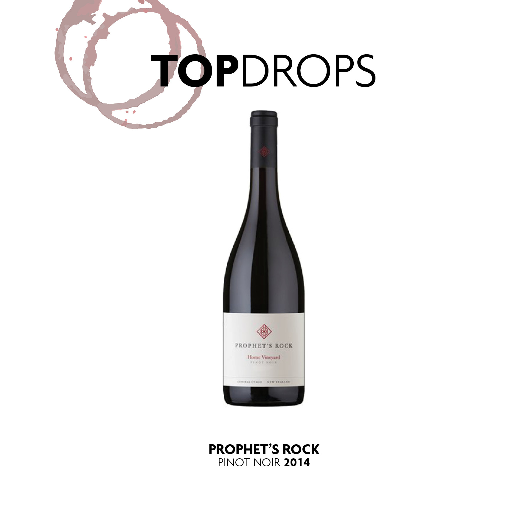 PROPHET’S ROCK ‘HOME VINEYARD’ PINOT NOIR 2014