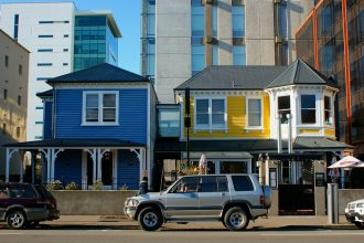 The esxterior of The Villas restaurant in Christchurch