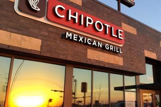 The exterior of a Chipotle Mexican Grill restaurant