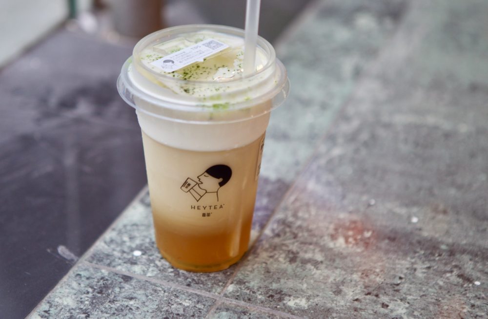 TEA TOPPED WITH CHEESE A NEW TREND