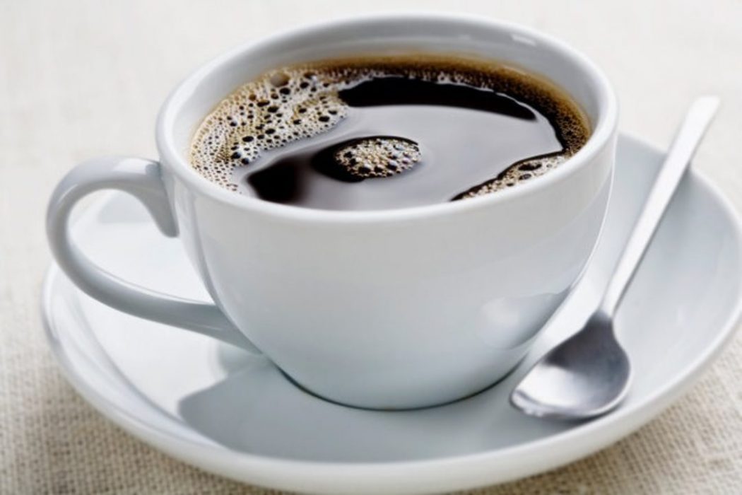 Coffee on a saucer.