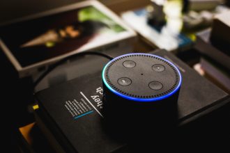 Amazon Alexa top view