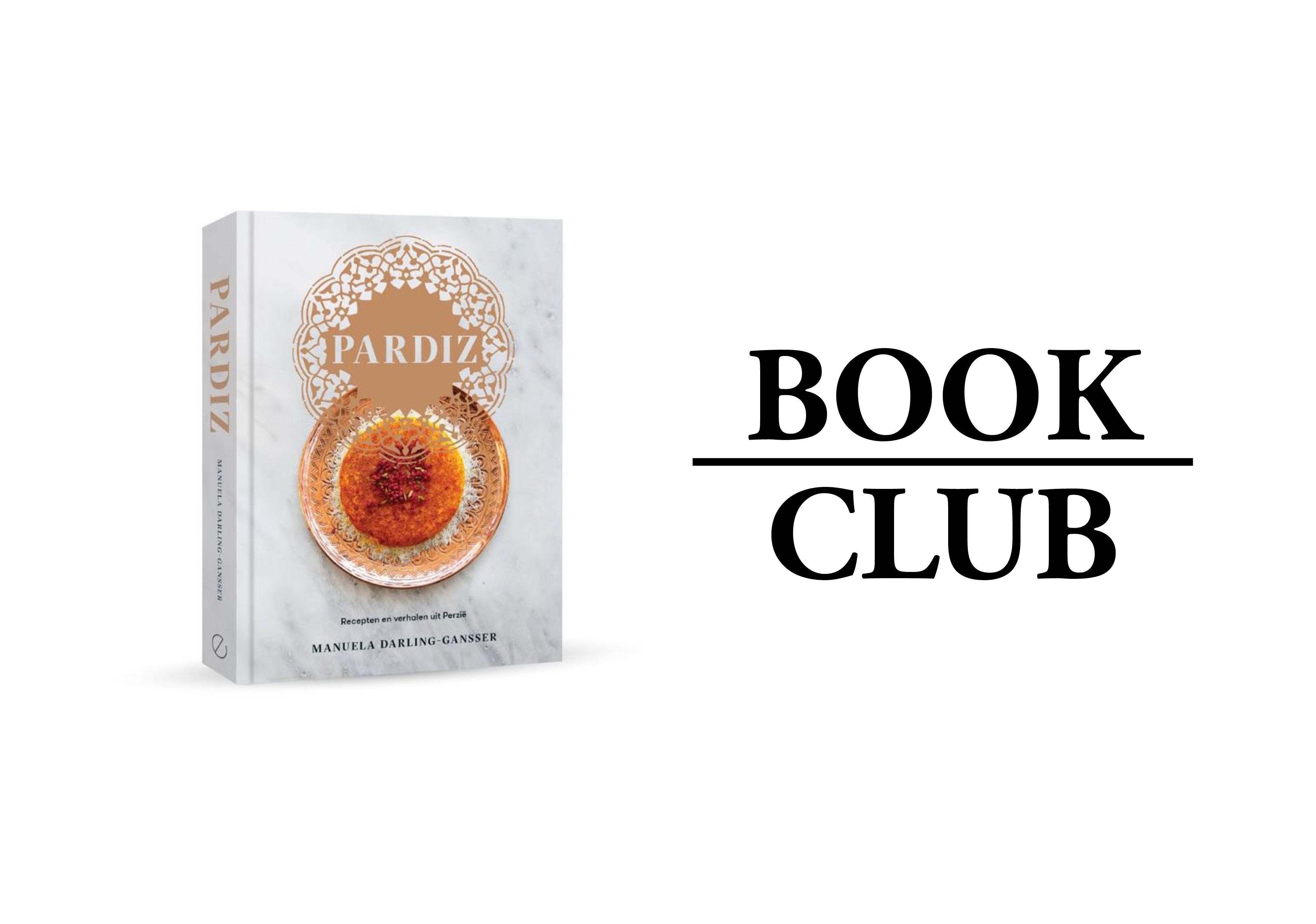 Pardiz book with Book Club text on right side