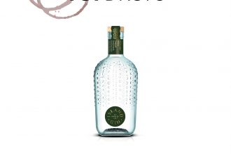 Top Drops with Island Gin bottle