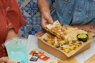 Taco Bell steak and poblano quesadilla