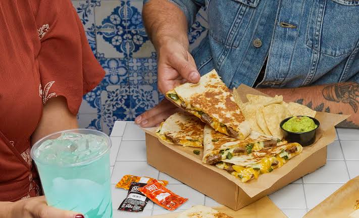 Taco Bell steak and poblano quesadilla