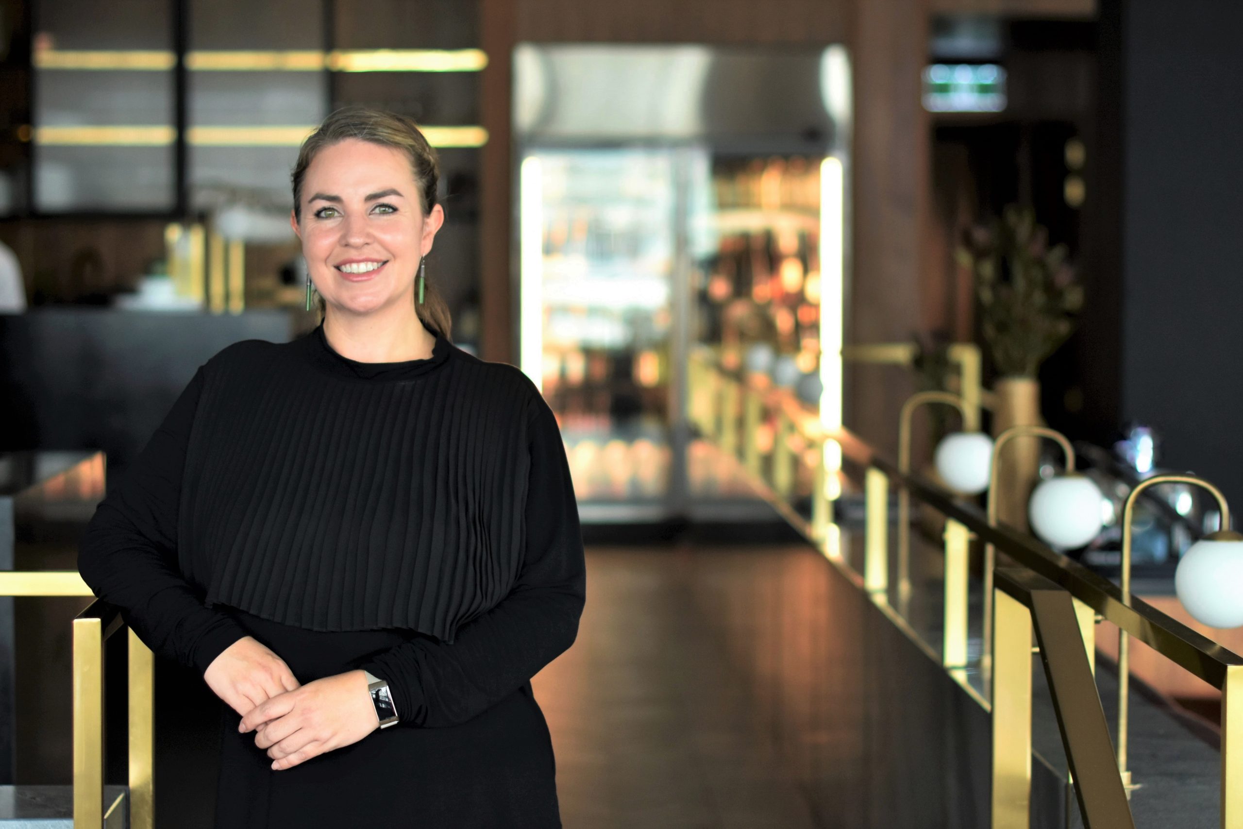 Onemata Restaurant Manager, Amy Burton