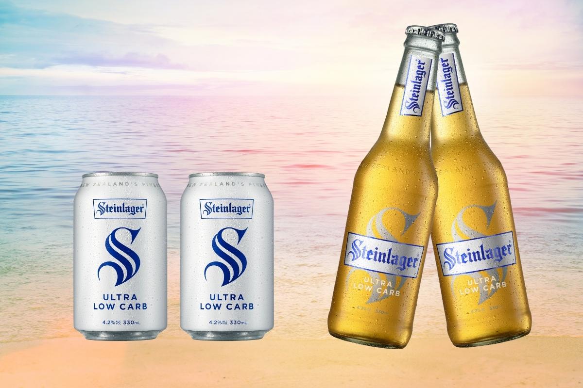 Low carb beer from steinlager