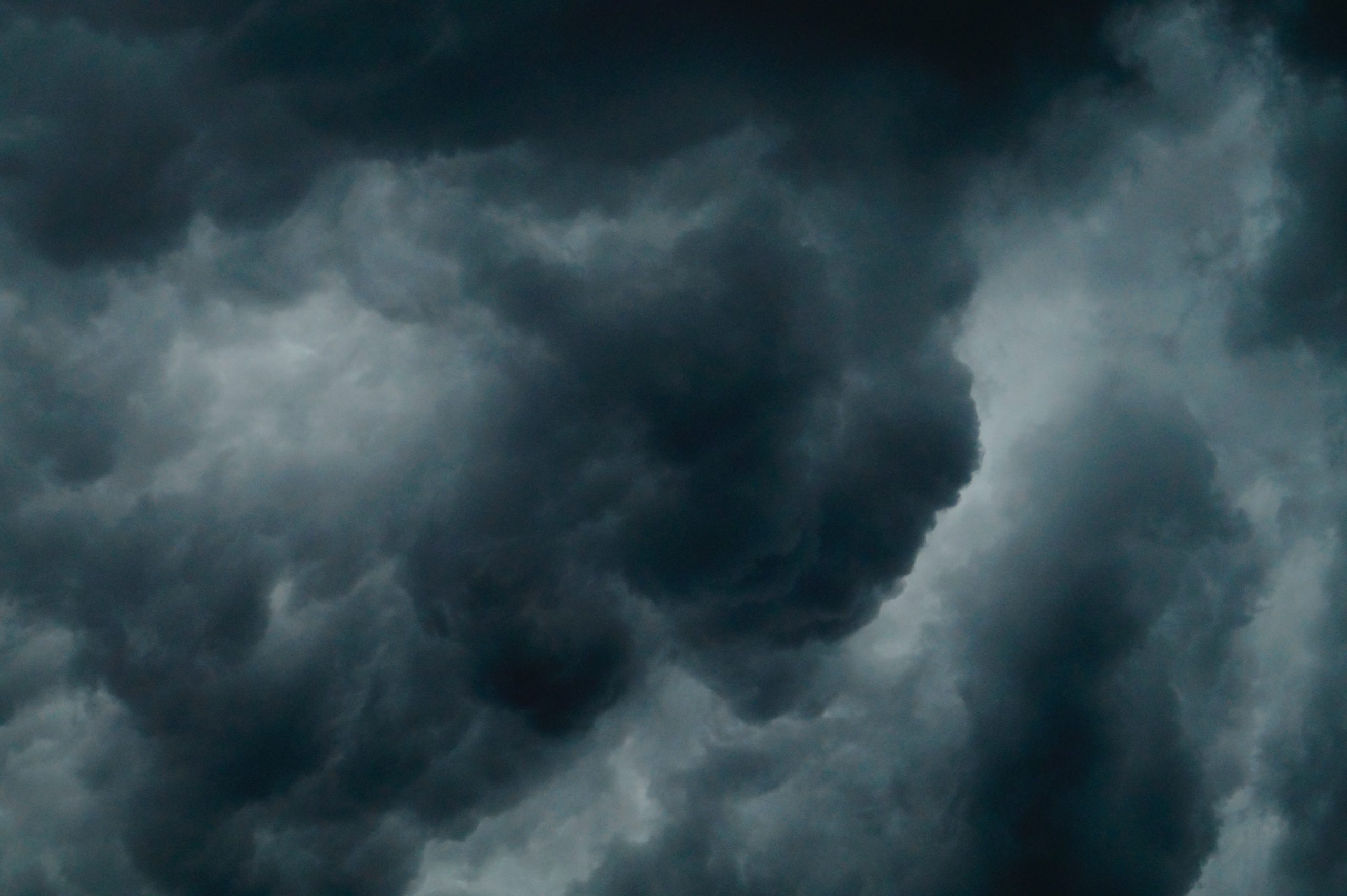 stormy dark clouds