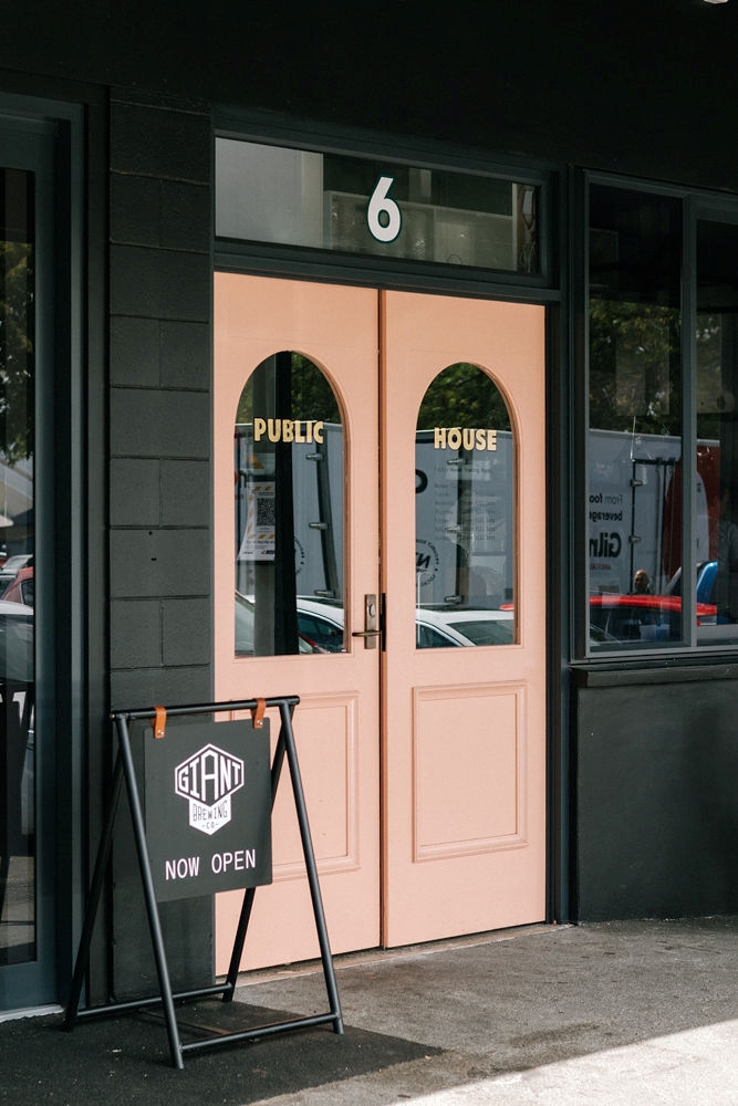 Giant entrance