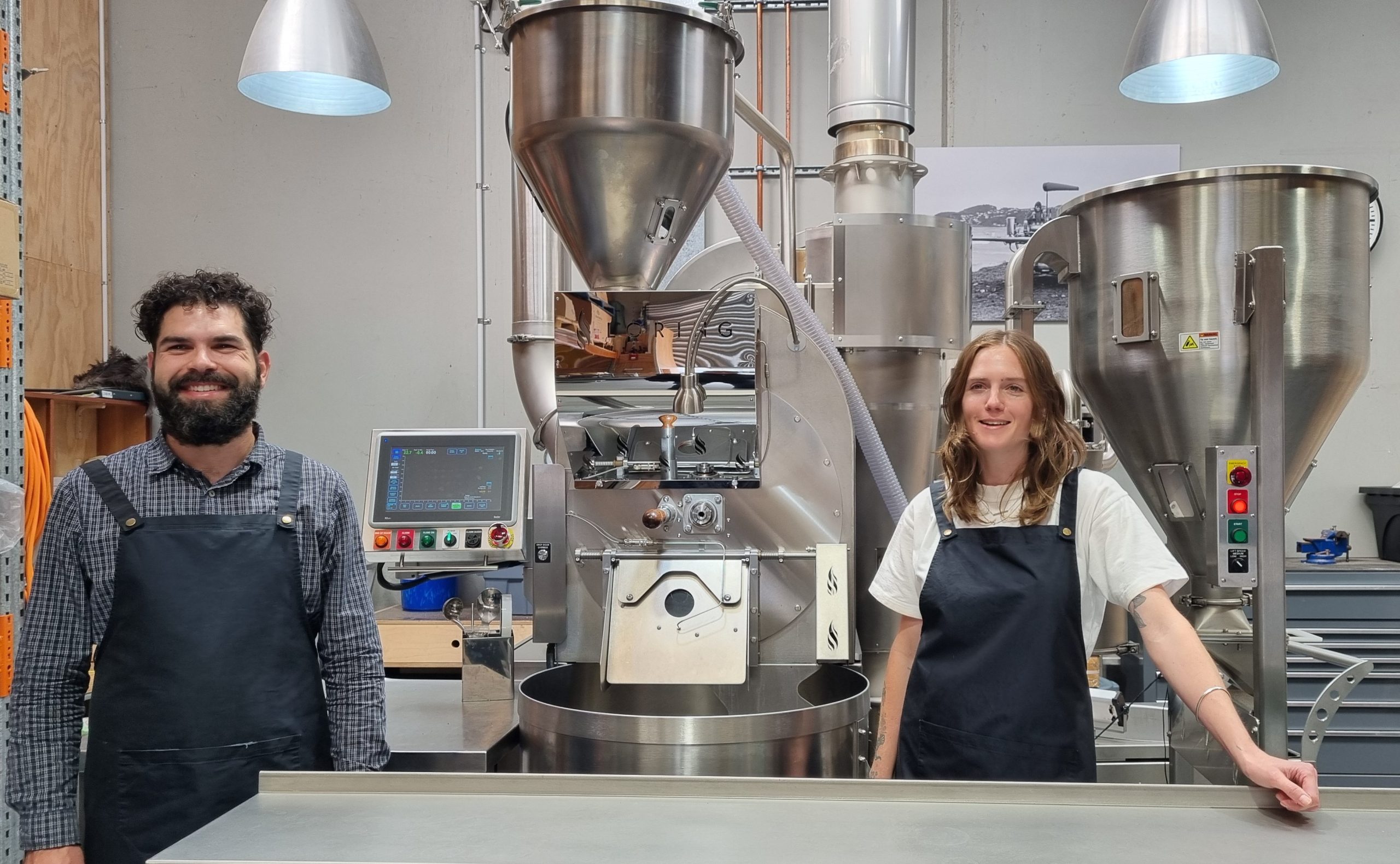 prefab coffee roaster