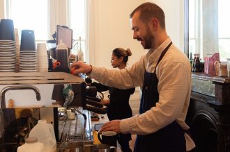 Michael Pickering has been working as the head barista at Hill House Cafe in Auckland’s Hillsborough suburb.